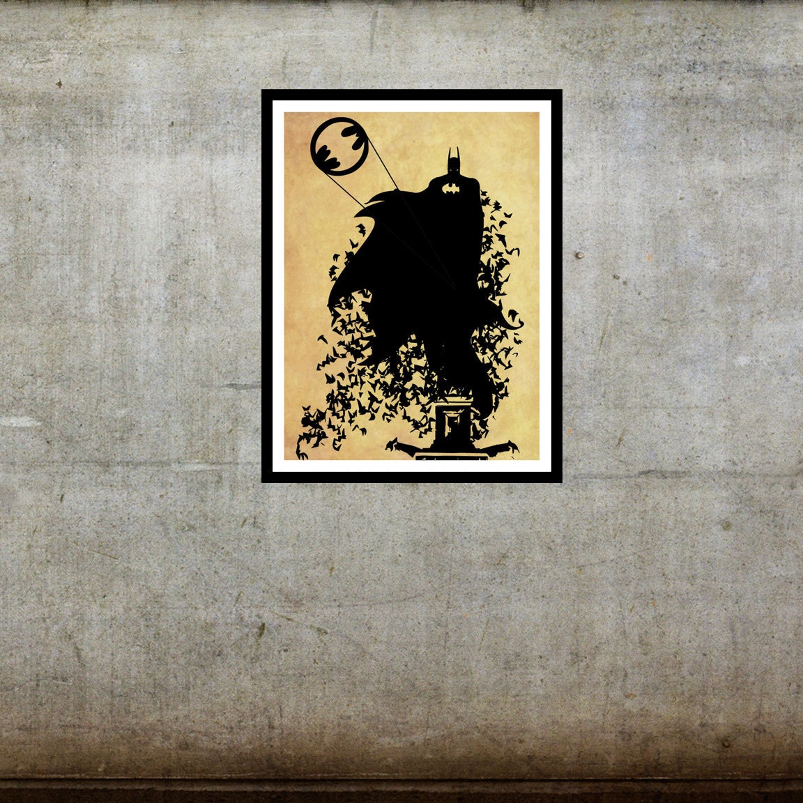 Sale - Batman Bat Signal Poster 11 x 17 Print