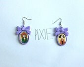 Daria and Jane BFF cameo earrings