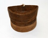 Wood Hat Block Base - Antique Milliner - Hat Making - Hat Block - Unique Home Decor - Shelf Prop