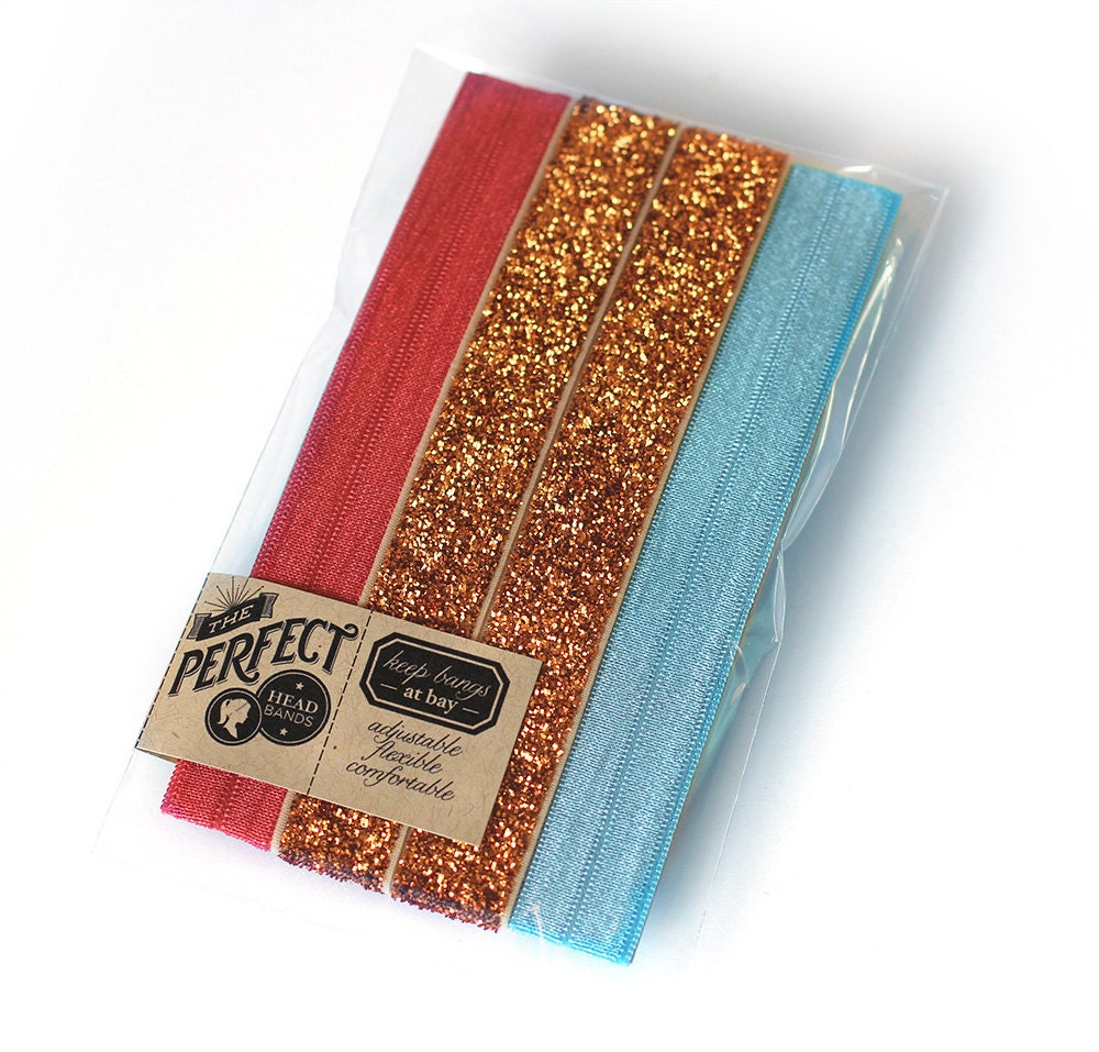 Perfect Headbands - Farmhouse Sunset - Set of 3 Elastic Headbands