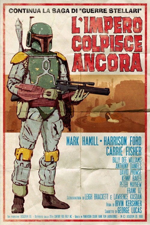 L'Impero Colpisce Ancora (The Empire Strikes Back) (24"x36")