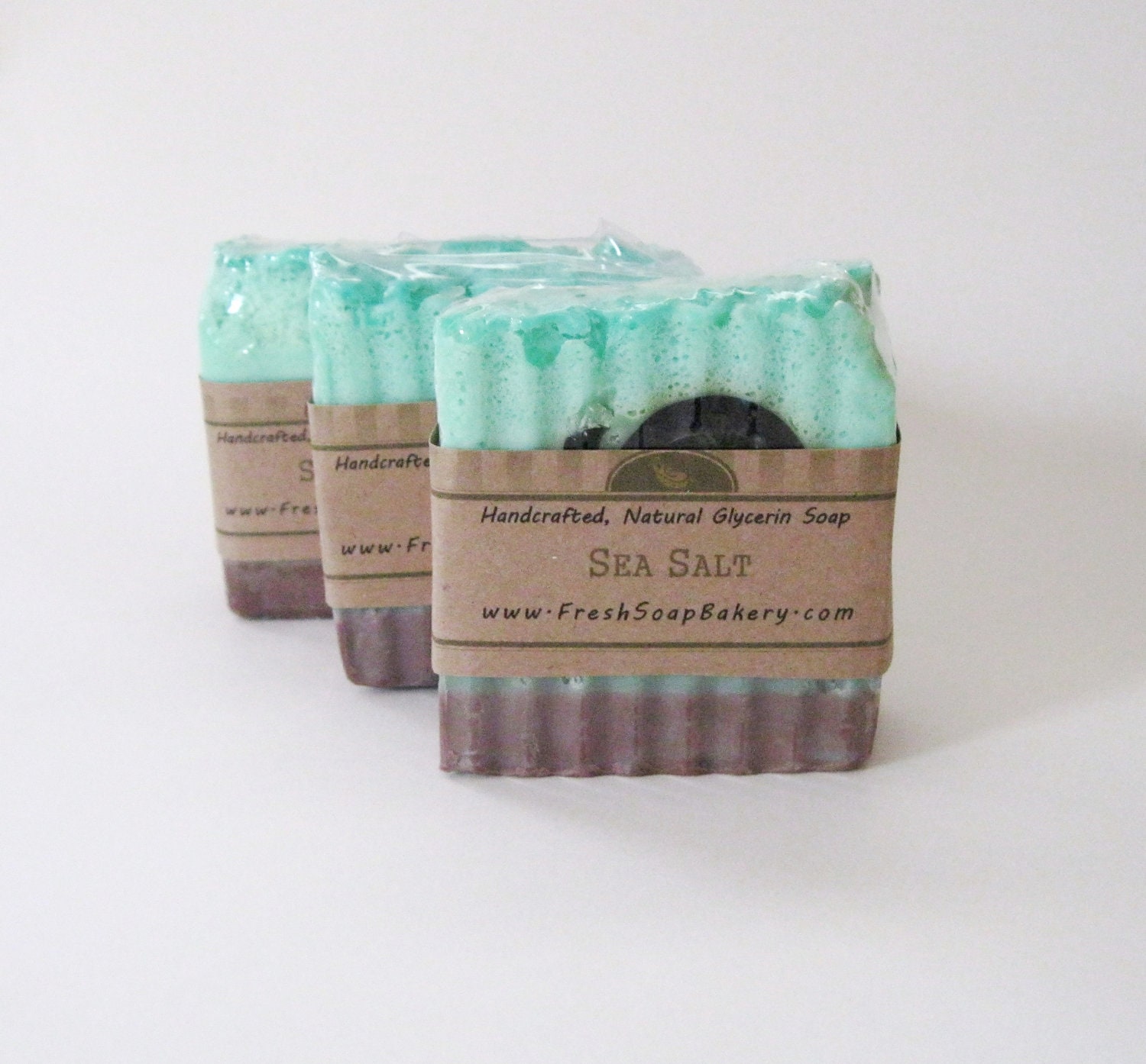 Dead Sea Salt Scented Soap, Natural Decorative Soap, Moisturizing Glycerin Soap - Cake Soap, Vegan Friendly, Sea Salt Spray