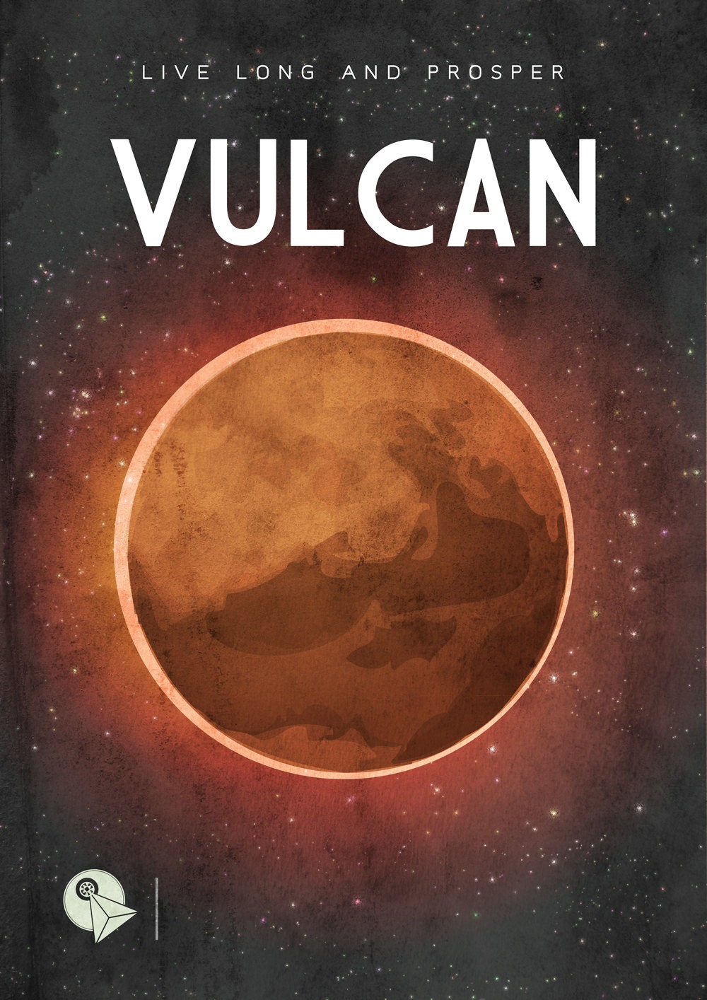 Vulcan Travel Poster (13x19 print) inspired by Star Trek