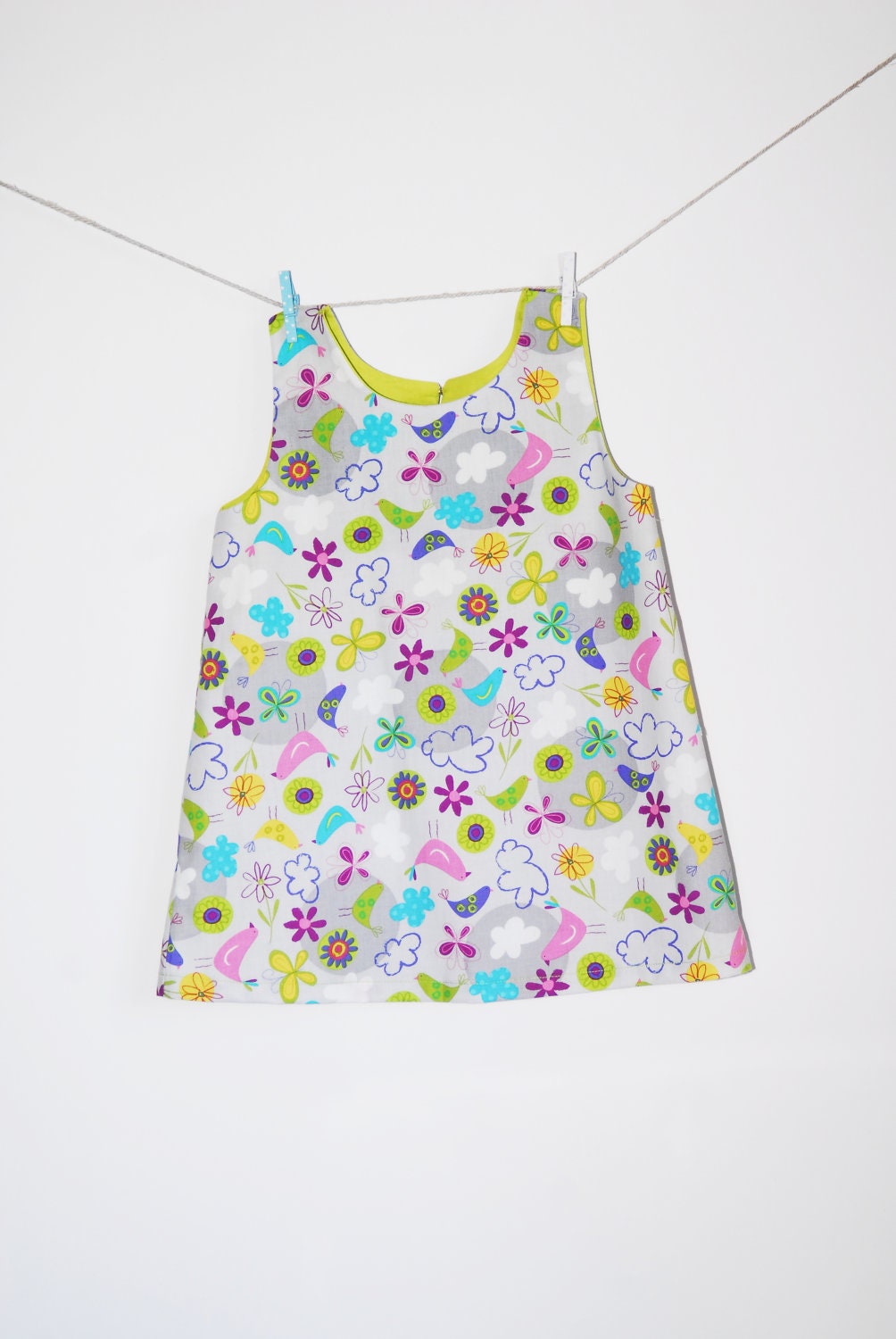 SAMPLE SALE Girls dress A line dress jumper dress children clothing