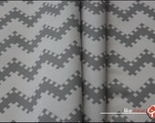 8bit Chevron - One Yard of Nintendo themed Kona Cotton Fabric