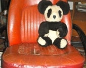 Vintage Plush Panda Bear with Articulated Joints
