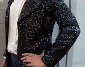 Early 70s Black Sequin Jacket SALE
