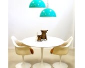 Lightolier Green Hanging Lamp 1 of 2 Available Mid Century Modern