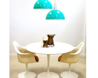 Lightolier Green Hanging Lamp 1 of 2 Available Mid Century Modern