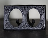 Antique 1850s Victorian Era Double Picture Frame for Tintypes Photos