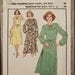 XXL 1970s Vintage Simplicity Dress Pattern / Plus Size / Knee-Length / Pullover