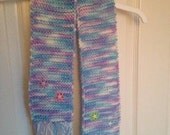 Pastel Flowers Spring Colors Scarf