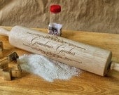Personalized Kitchen Gift for Grandpa, Gift for Dad, Engraved Wooden Rolling Pin, Baking Gift, Kitchen Gift Idea, Food Prep, Untensil