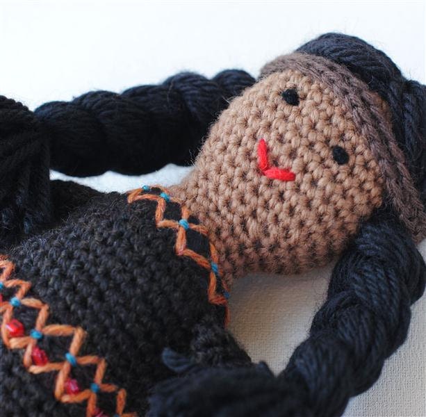 Native American Doll - Handmade Indian Doll - Made To Order Indian Maiden - Ecofriendly Toy