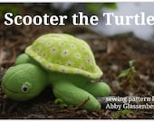 Scooter the Turtle  - PDF Sewing Pattern, Easy to Sew With Step-By-Step Photos and Instructions
