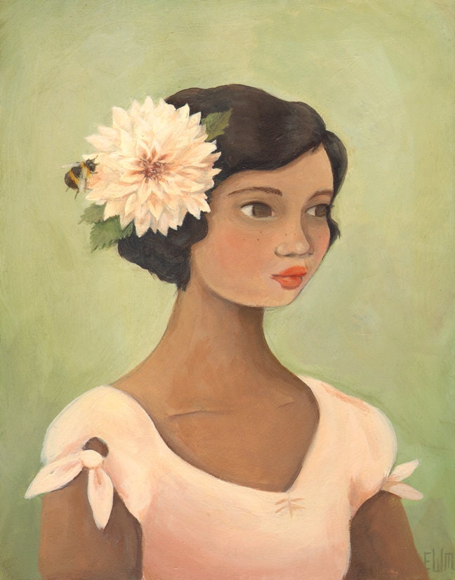 Dahlia Print 11x14