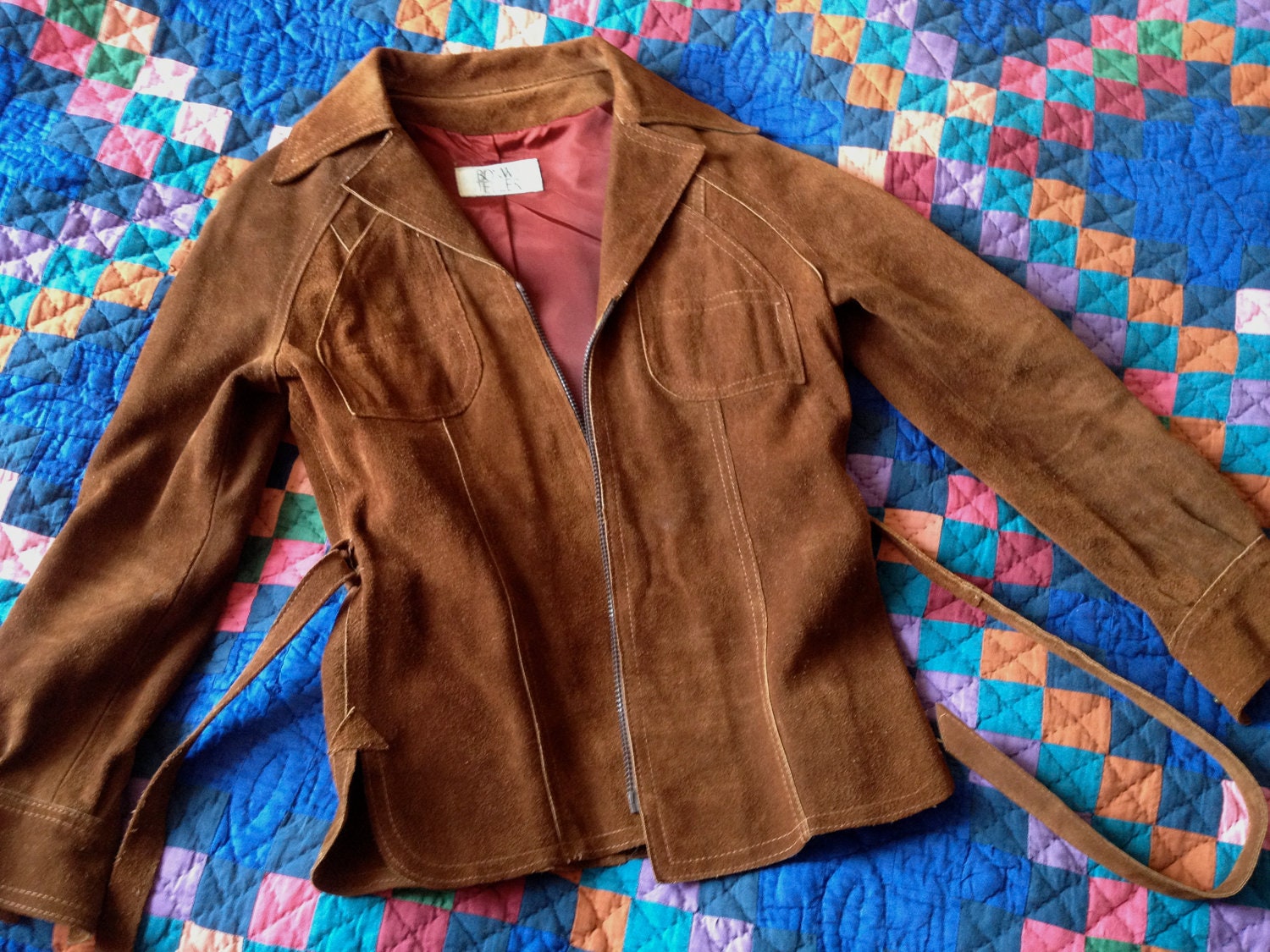 VTG Designer Bonwit Teller Suede Jacket