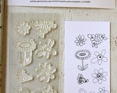 petal pusher, floral stamp set