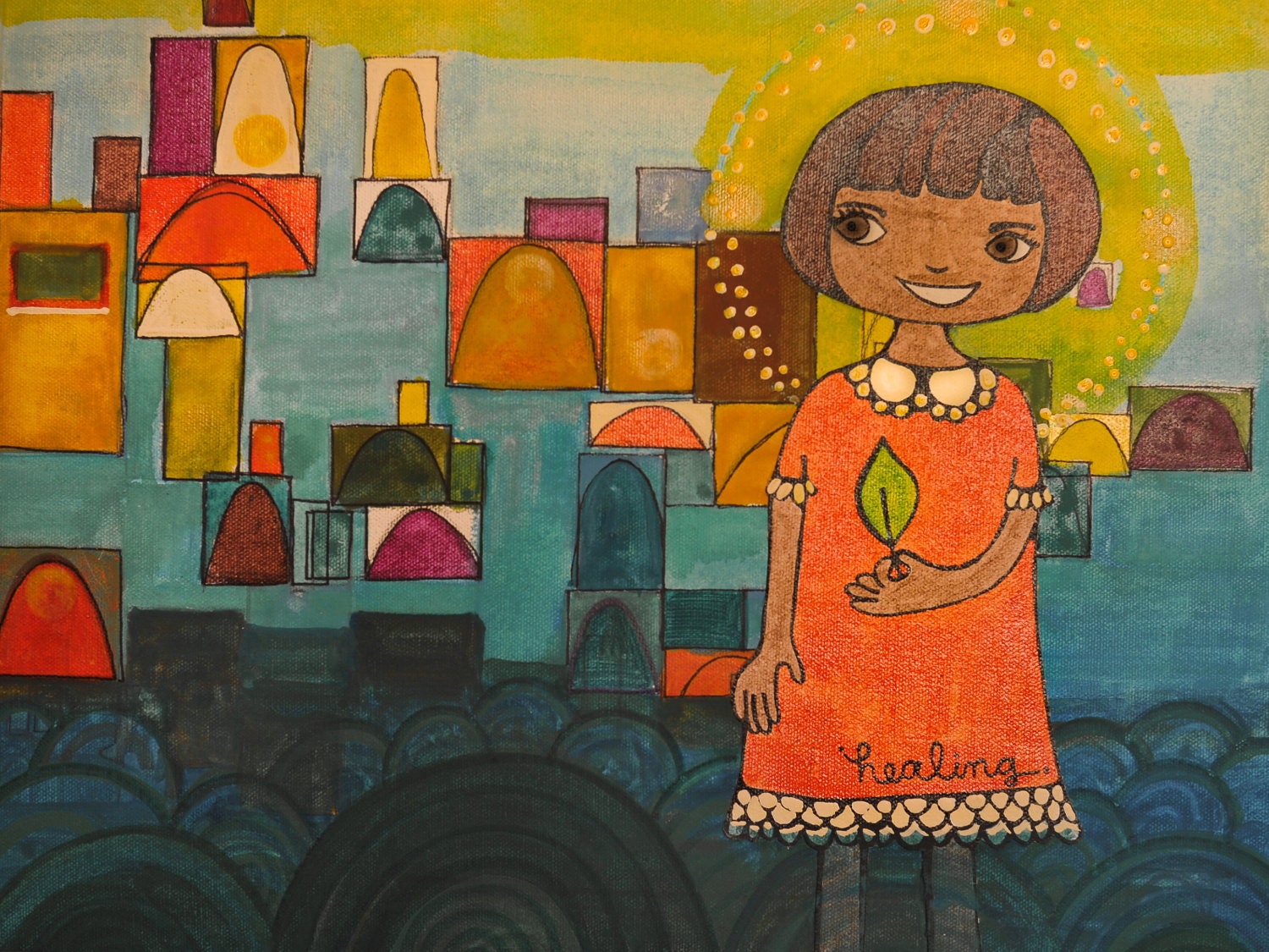 city of healing print