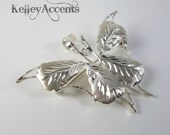 Sterling Silver Butterfly Pendant-Pin