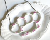 China Knuckles - Pink Floral Porcelain