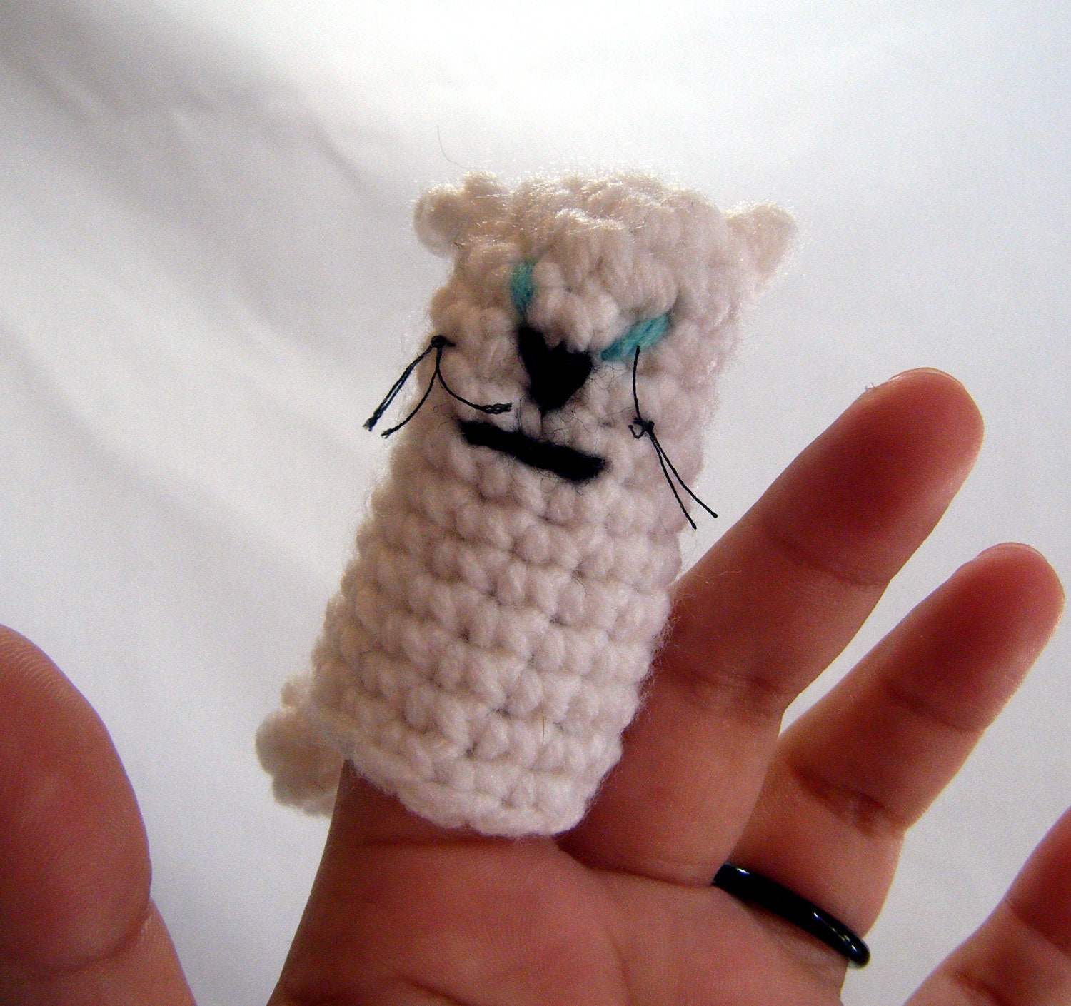 Angry Cat Finger Puppet