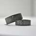 Black and White Diamond Wedding Ring Set - Oxidized Finish - Wide Band Rings - Sterling Silver - Matching Wedding Bands