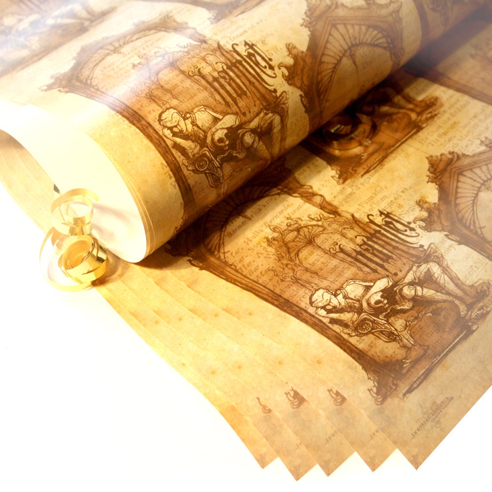 Hamlet Gift Wrap - 5 Sheets  - Shakespeare Inspired Wrapping Paper