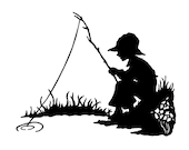 Boy Fishing Cross Stitch Pattern PDF