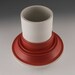 Industrial Vessel No. 18 - Bright White and Red