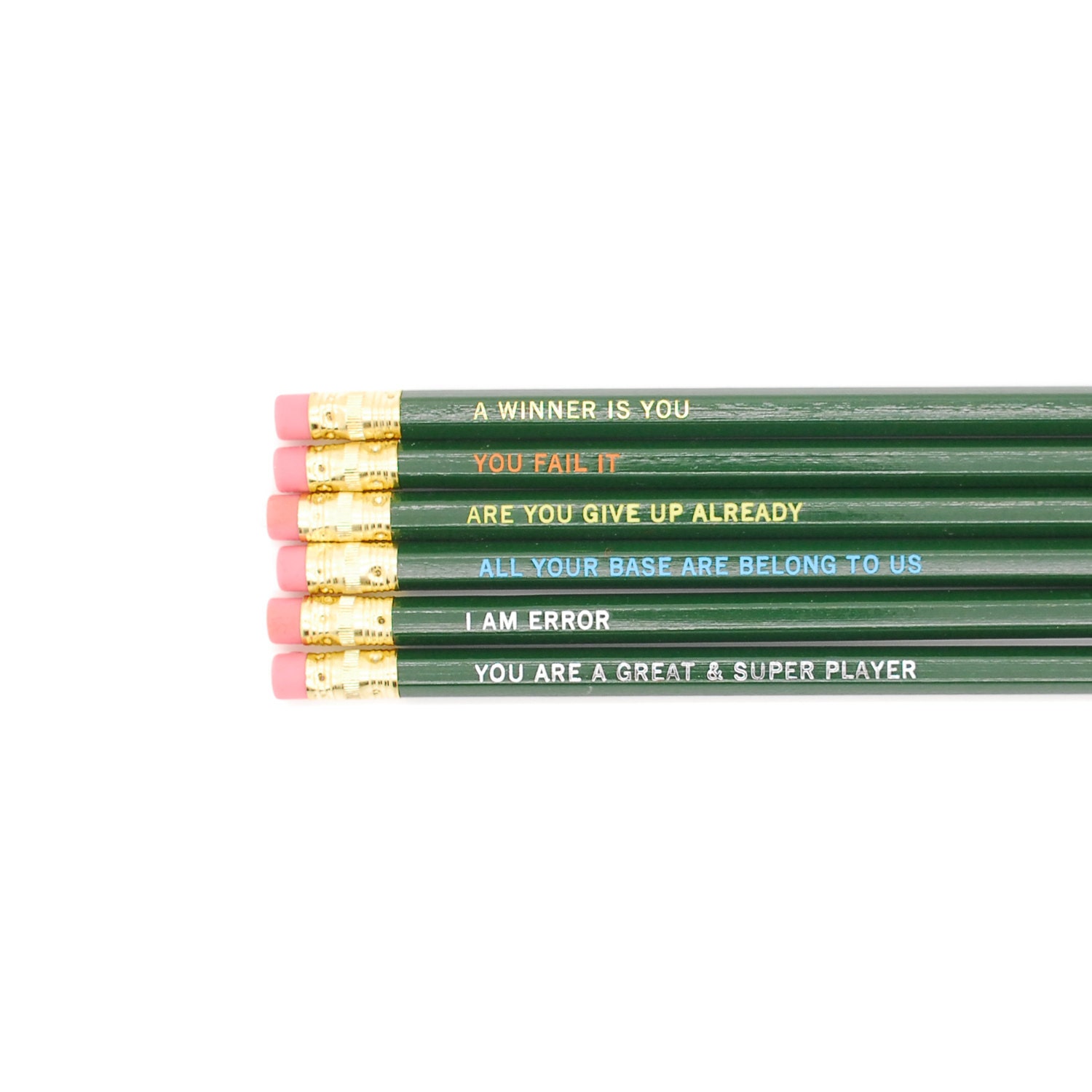 Video Game Engrish - Pencil Set