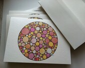 JULY FLAME giclee print / greeting card (5" x 6.8") with deckle envelope
