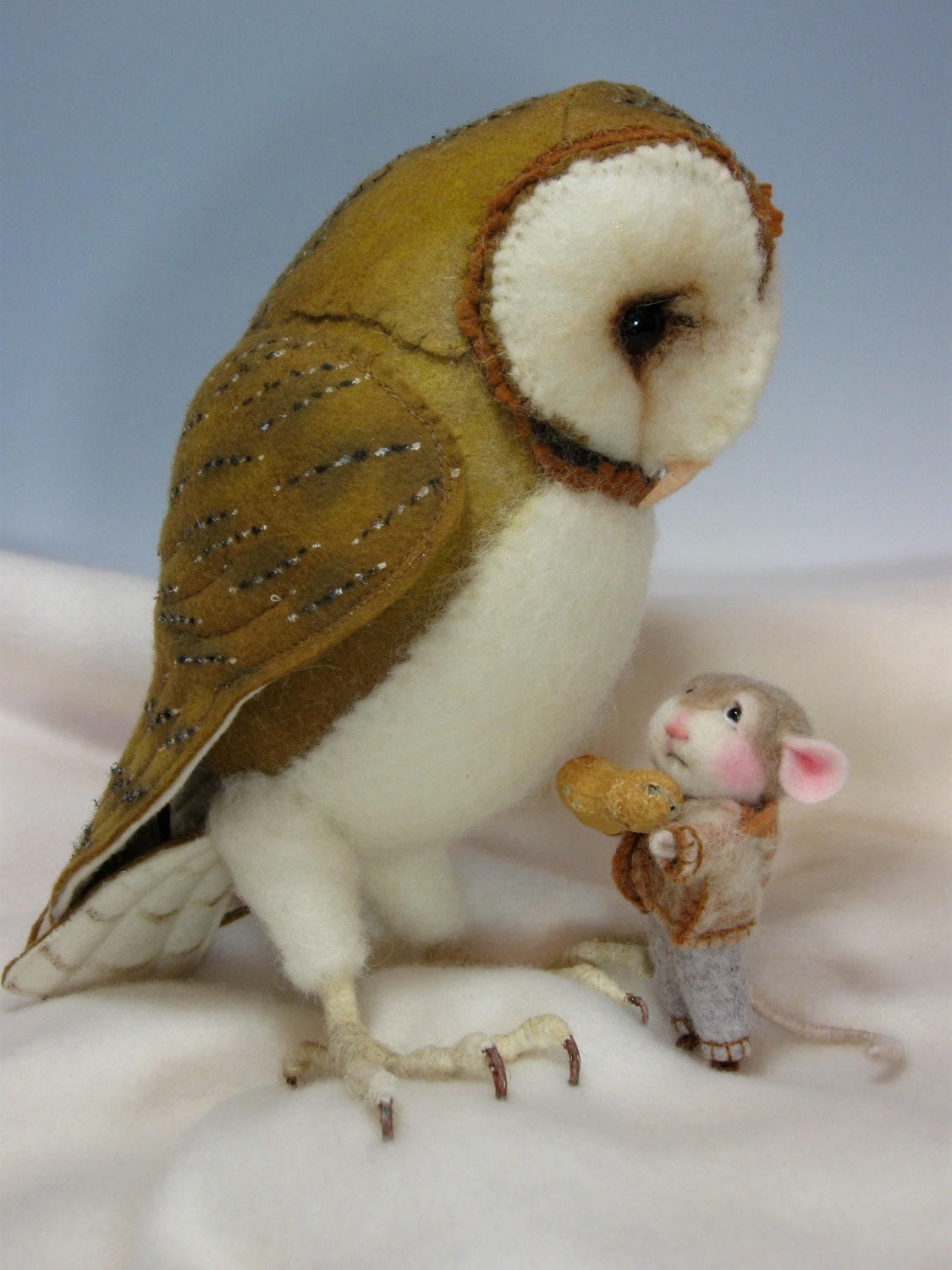 PDF CLASS Needle Felted Animal Dressed Mouse & Bunny Class Needle Felting / Create a Bunny and Mouse (Kit Available and sold separately)