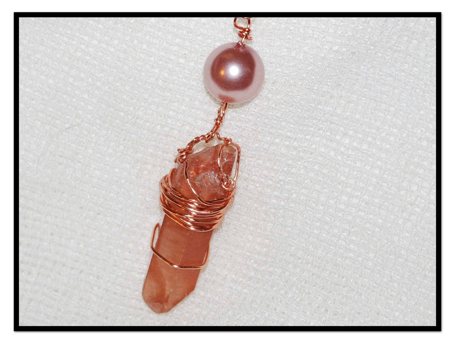 Pendulum Tangerine Quartz