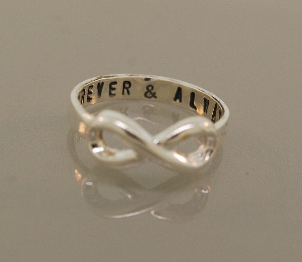 To Infinity, Promotion Custom Handstamped Ring