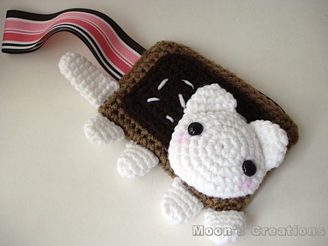 Chocolate Fudge Nyan Cat Wristlet