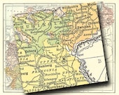 INSTANT DOWNLOAD.....The German Empire... digital map no. 681
