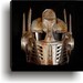 Rusted Optimus Prime Helmet Canvas art Print Transformers Autobots giclee