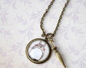 LAST ONE - Totoro - umbrella - pendant necklace
