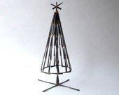 Brutal Modernist Christmas Tree Nail Sculpture