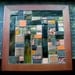 Prairie Style Copper Brown and Orange Patchwork Mosaic Tile