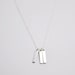 Silver rays - sterling silver bars fringe necklace - modern jewelry gift for her