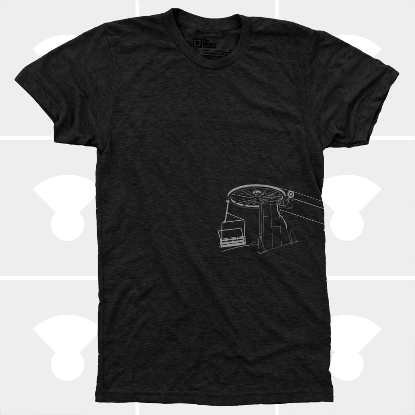 Men T-Shirt: Chairlift - You Choose Your T-Shirt Color
