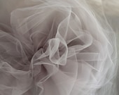 Tulle Flower in Grey