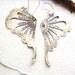 Sustainable Silver Butterfly Earrings Handmade