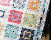 PDF Baby or Lap Quilt Pattern, ...Layer Cake or Fat Quarters, Sweet Jane's Lovie