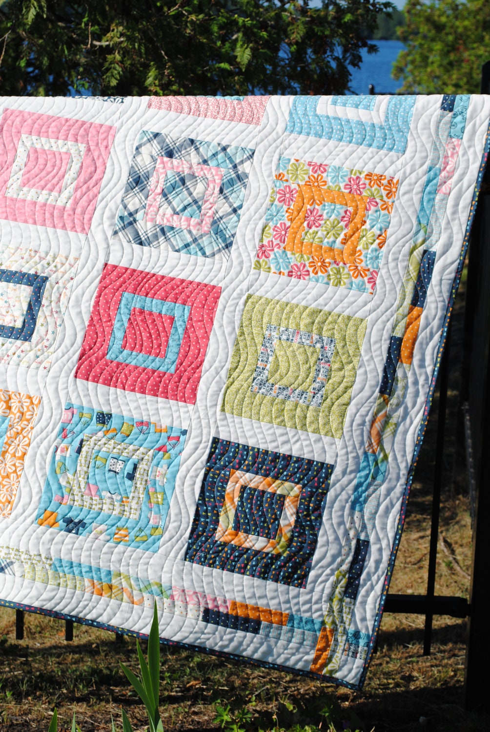 Baby or Lap Quilt Pattern, ...Layer Cake or Fat Quarters, Sweet Jane's Lovie