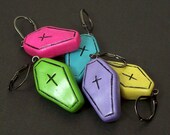 Day of the Dead Coffin Earrings