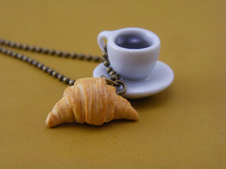 Coffee and Pastry Necklace