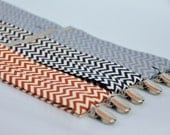 Chevron Suspenders for Your Wedding Party